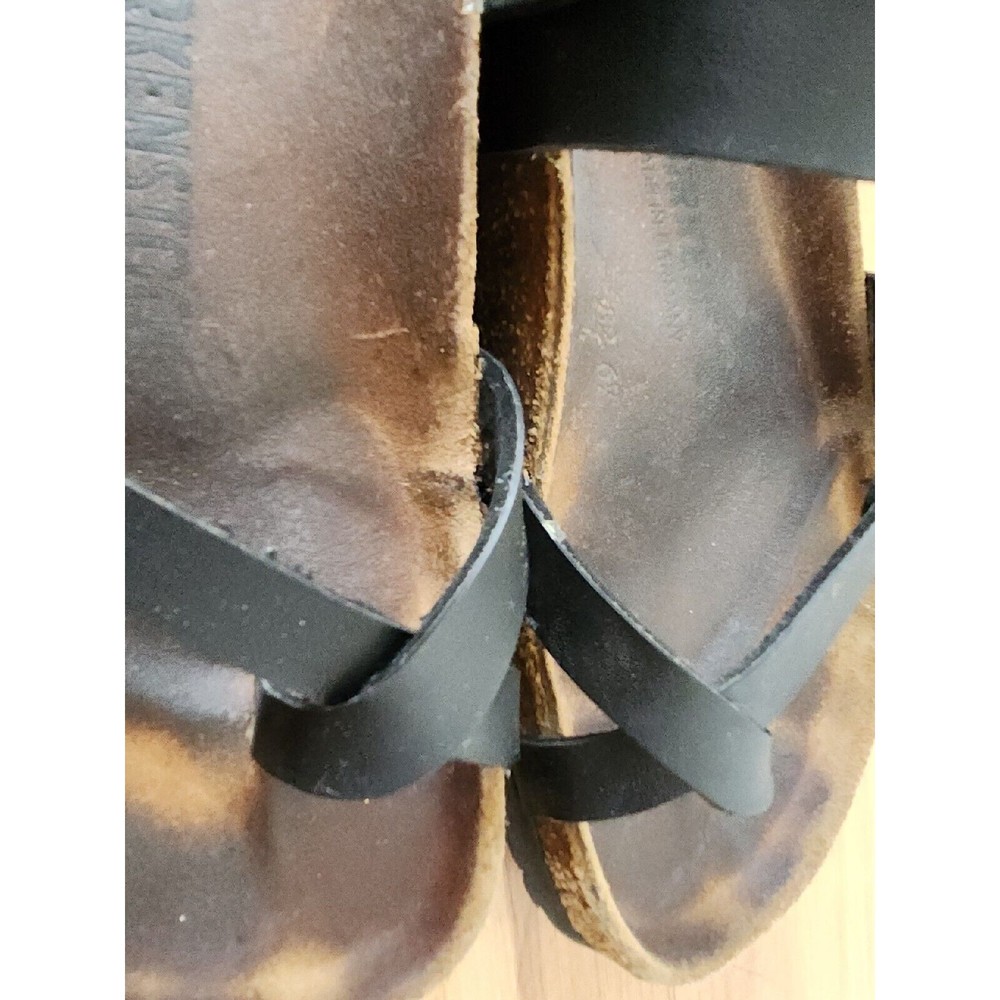 Birkenstock Mayari Birko Flor Sandals - Black Women's Sz 38 US 7 - Picture 10 of 10